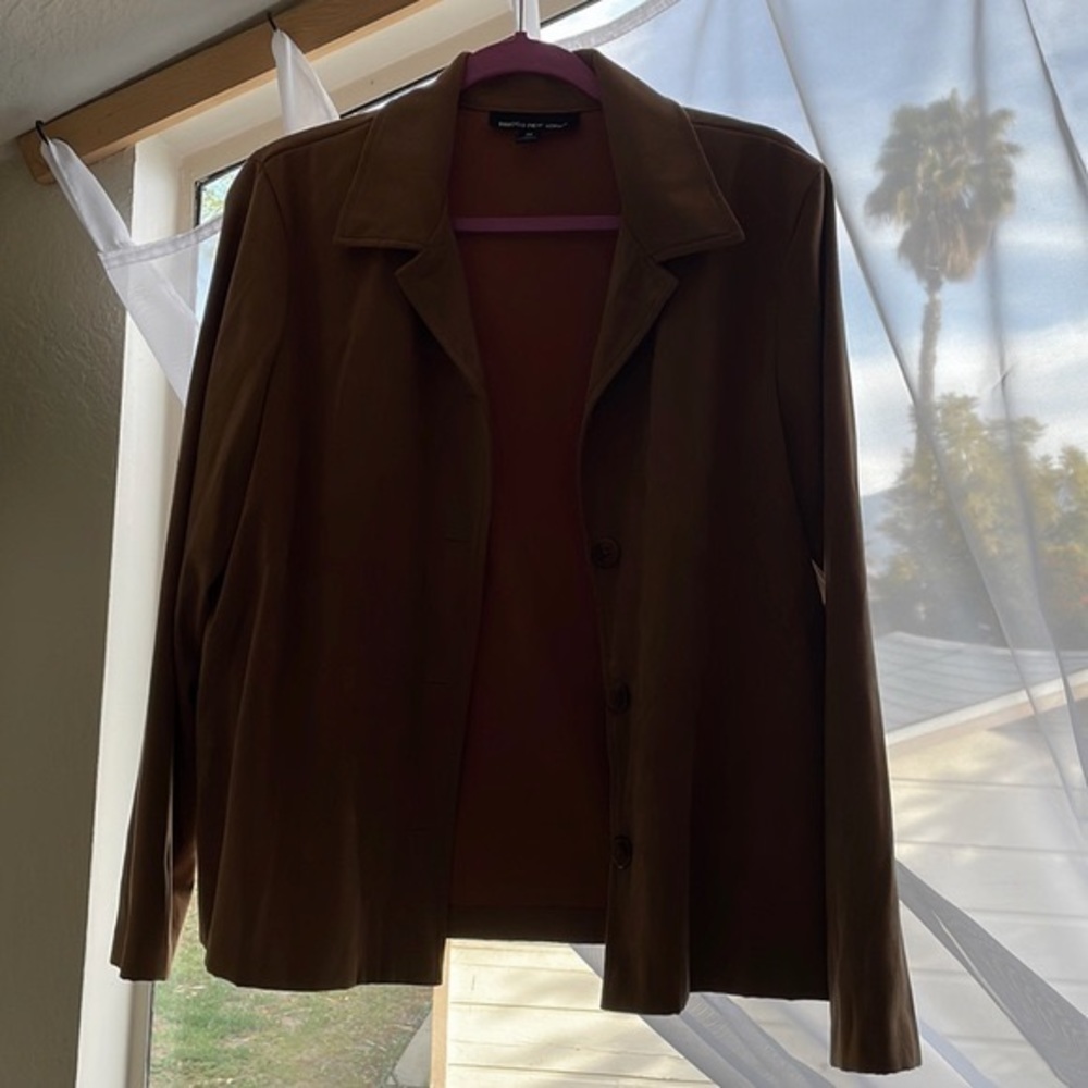 Briggs New York Brown Suede Jacket